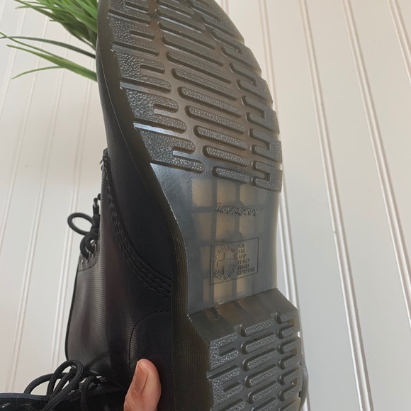 NEW DR. MARTENS Blue Metallic 1460 Combat Boots - Picture 7 of 7